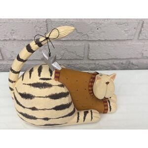 Williraye Studio Hand-Crafted Hand- Painted Resin Cat Figurine